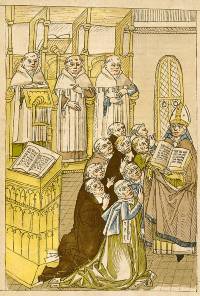 1417: Die Heiligsprechung der schwedischen Mystikerin Birgitta wird vom neuen Papst bestätigt.