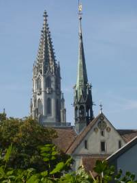 Konstanzer Münster mit Goldscheiben